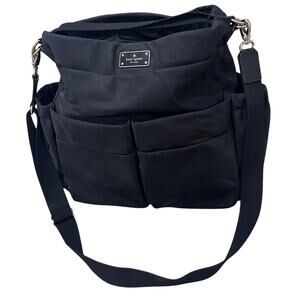 Kate Spade New York Blake Avenue Adamson Unisex Nylon Baby Diaper Bag Black